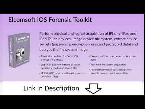 Elcomsoft ios forensic toolkit cracked 2019